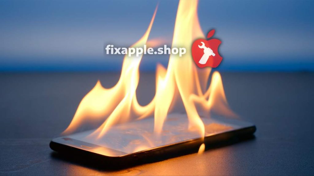 داغ شدن آیفون