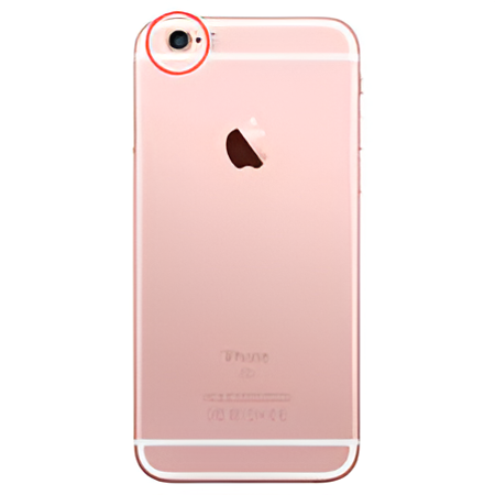 شیشه دوربین اورجینال روکاری آیفون 6s plus