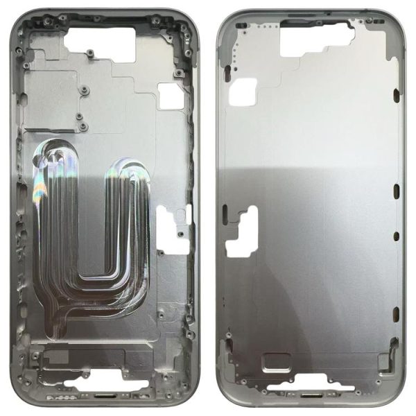 For iPhone 17 Middle Frame Bezel Plate (Silver) | فریم میانی و قاب دور آیفون 17 (نقره‌ای)